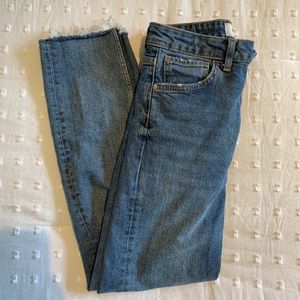 Straight leg jeans